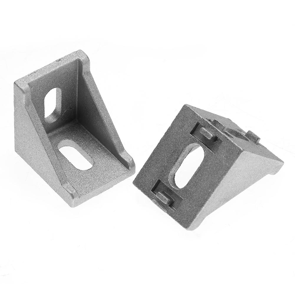 25pcs 4040 Aluminum L Shape Corner Bracket Right Angle Brace Fastener