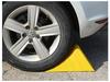 Anti-slip Rubber & Wood Tire Stop Block - Prevents Car Rolling