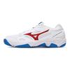 Mizuno Cyclone Speed CN Slip Resistant, Abrasion Resistant, Breathable Low top Training Shoes Unisex White Blue Red Sneakers V1GA218125