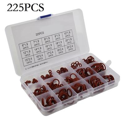 O Silicone Rubber Gas Compressor 225pcs 50A O-Ring