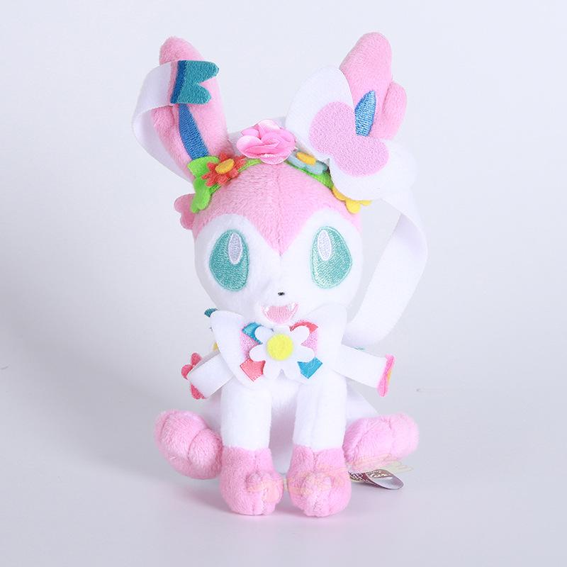 Easter Spring Festival Pokemon Eevee Pikachu Plush Toys Kawaii Scorbunny Ponyta Sylveon Pawmi Plush Doll Xmas Gift For Children