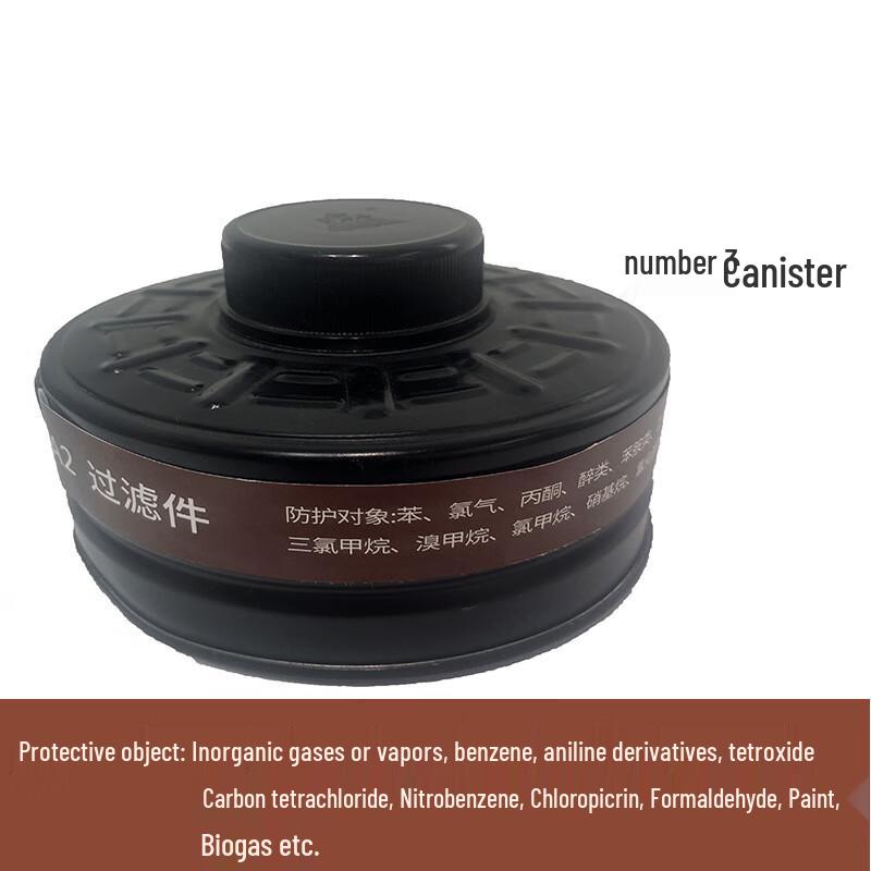 Hulidun Multifunctional Gas Mask Filter Canister