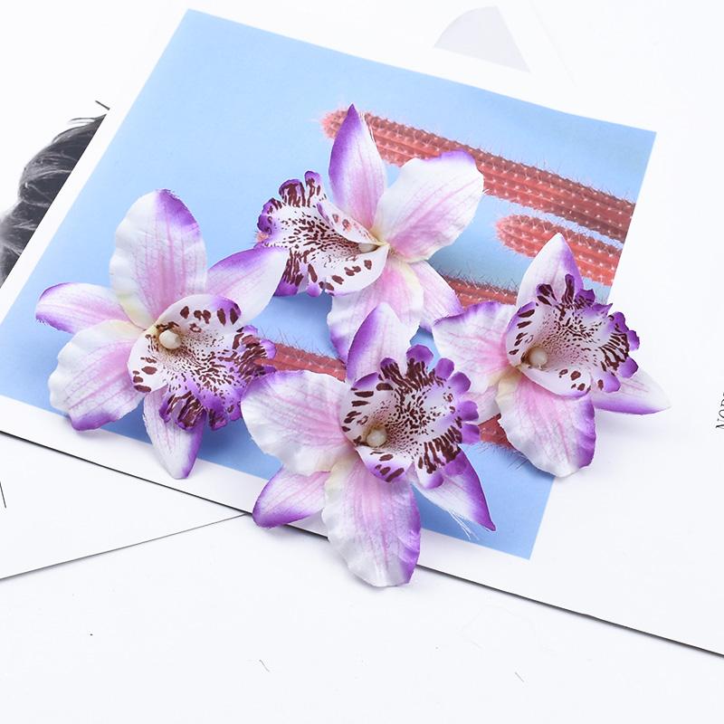 

20/50 Pieces Butterfly orchid artificial plants decorative flowers wall wedding home decoration bridal accessories clearance 20Pieces