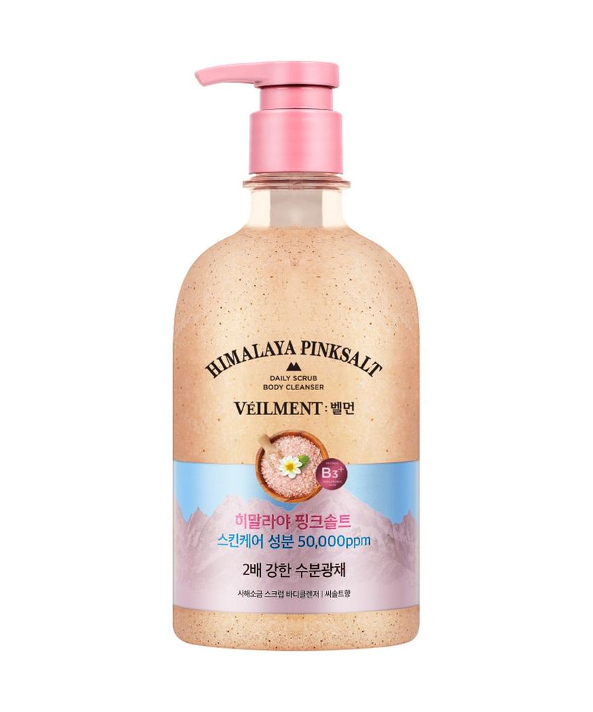 Spa Hydration & Radiance Scrub Body Wash Himalayan Pink Salt 600ml