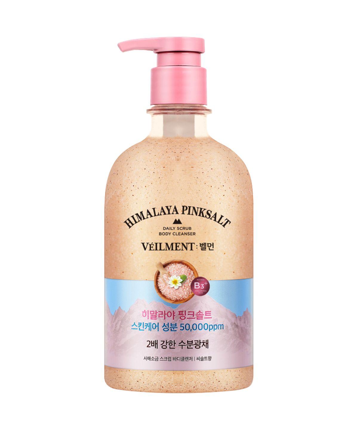 Spa Hydration & Radiance Scrub Body Wash Himalayan Pink Salt 600ml