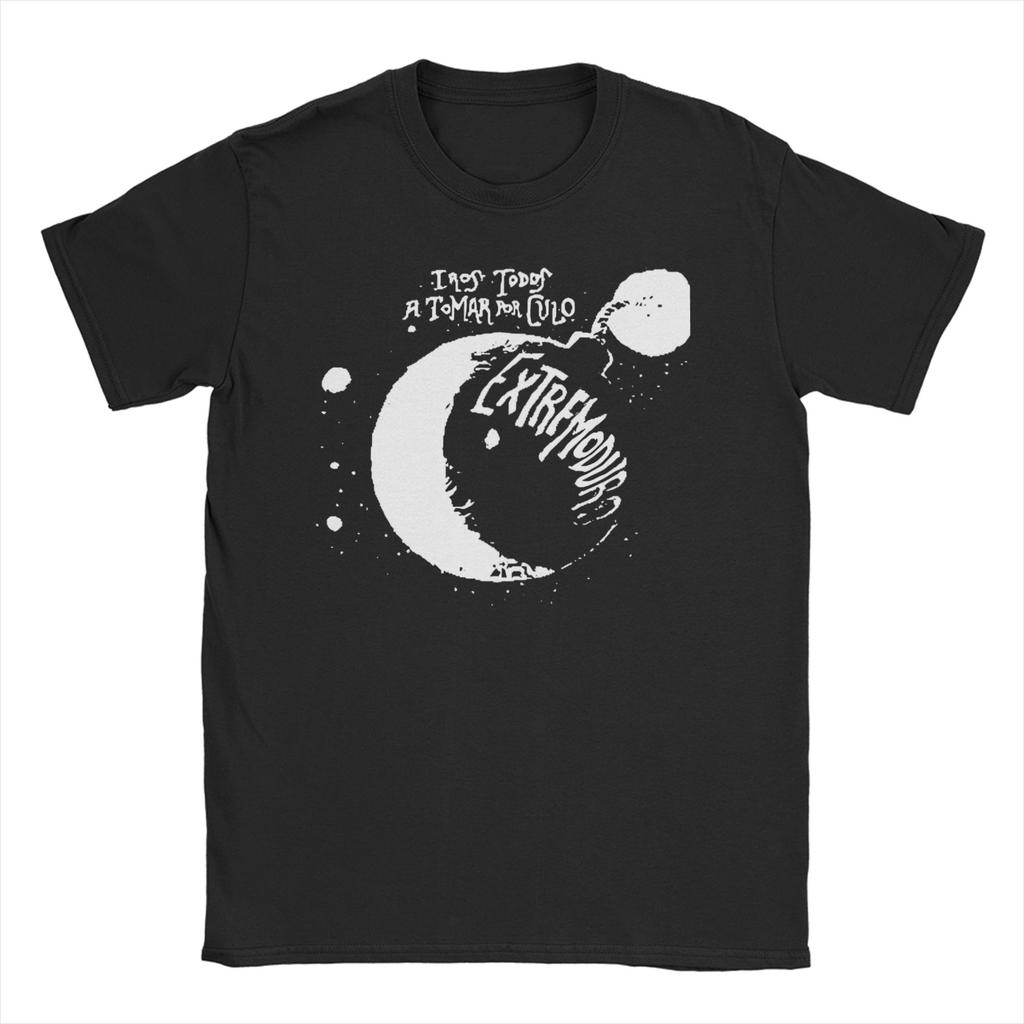 Extremoduro TShirt Unisex WOMEN Spanish Hard Rock Vintage Cotton Tee Shirt Crew Neck Short Sleeve T Shirt Big Size Clothing