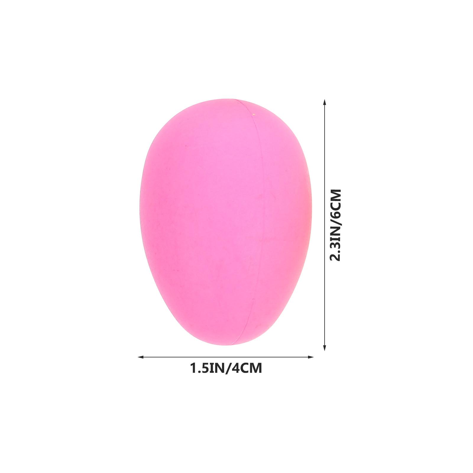 

50Pcs Unpainted DIY Easter Egg Decors Plastic Simulation Eggs for Adults Creative Painting Crafts Easter Hanging Ornament