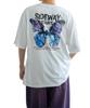 IMPROMES Casual SIDEWAYSTANCE Art Butterfly Short Sleeve T-Shirt, Men's, White