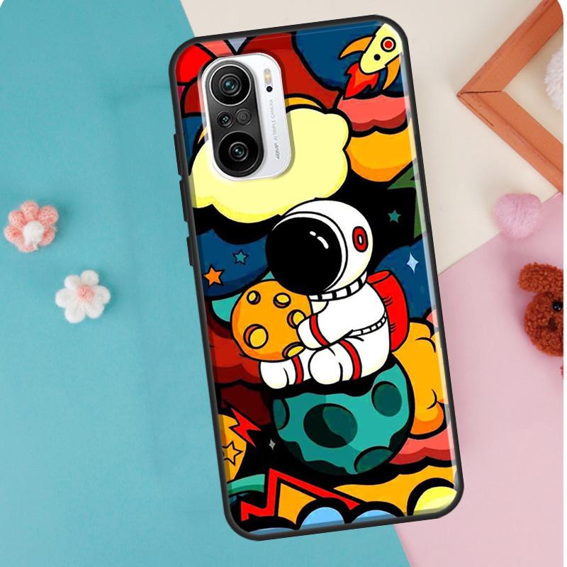 

Space Aesthetic Spaceman Astronaut Case For Xiaomi Mi 11T 12 Pro 12X Mi 11 Lite Ultra Cover For POCO X3 Pro X4 GT M3 M4 F3 POCO M4 Pro