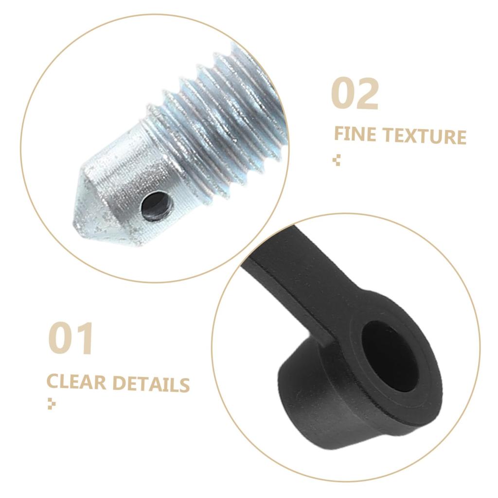 DEARMAMY High Efficiency Brake Caliper Exhaust Valve Screw with Cover Electric