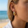 INS Style Irregular Hollow Stainless Steel Hoop Earrings: Lightweight, Layered, Perfect for Daily Wear and Parties.