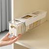 Transparent Sock Storage Box Multi-Compartment No Punching Drawer Style Box Stackable plastic Compartment Box Office