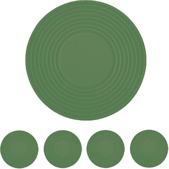 4PCS Coffee Mug Stacker, Cup Storage Accessories, Silicone Coaster, Kitchen Cabinets Expandable and Stackable Organizer,Save Space for Cupboard and