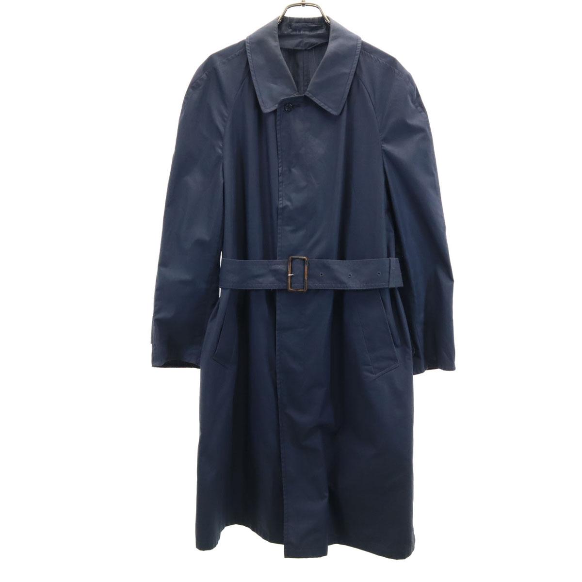 

Aquascutum 80s Made in England Old Stainless collar coat 36 Navy Packable Men s Used