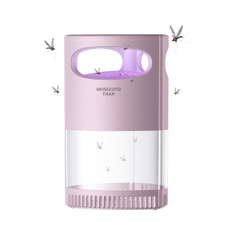 Lámpara Asesina de Mosquitos UV Silenciosa Fotocatalizador Matamoscas 1 Pieza Carga USB Fácil de Limpiar para Uso en Hogar Hotel Dormitorio