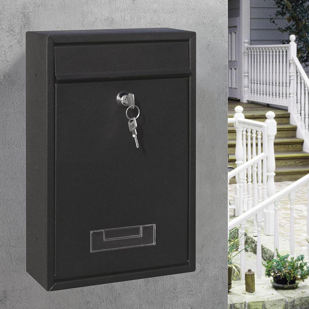 Wall Mounted Mail Box Lockable Keys