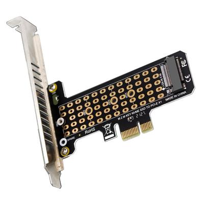 IYUANEPRO M.2 NVMe SSD - PCI-E 4.0 X1 Adapterkaart met Matrix Koelopeningen voor Verbeterde Warmteafvoer, Compatibel met 2230, 2242, 2260, en