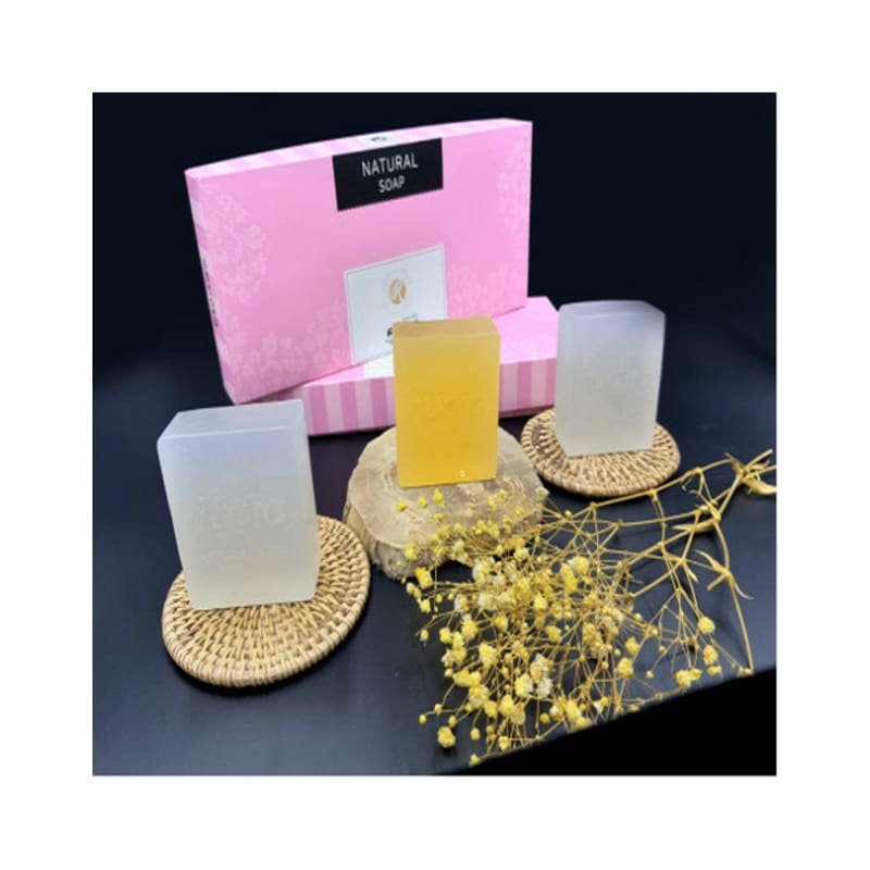 

Набор квадратного мыла Fullvic Acid Lydia Pink (3 куска)