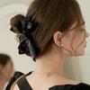 BESTY Clemence Leather Ribbon Hairclip