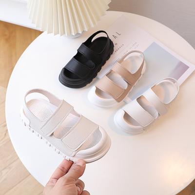 Kids Sandals Children Summer Beach Shoes for Boys Girls Toddlers Little Boy Sandals Fashion Toes-covered Anti-kick Soft