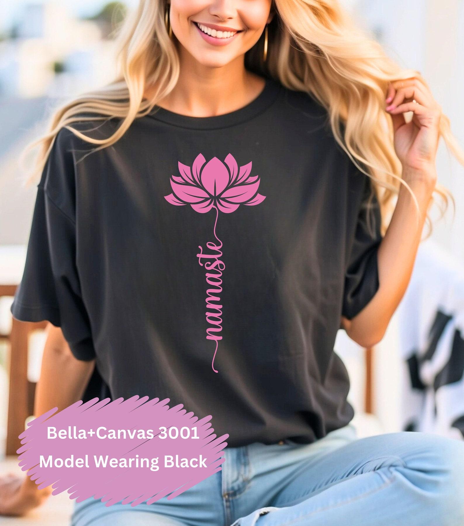 Yoga Lotus Flower Namaste t-shirt yoga t-shirt gift,Yoga mom tee,namaste yoga shirt, motivational Inspirational shirt, meditation,yoga gift 4XL