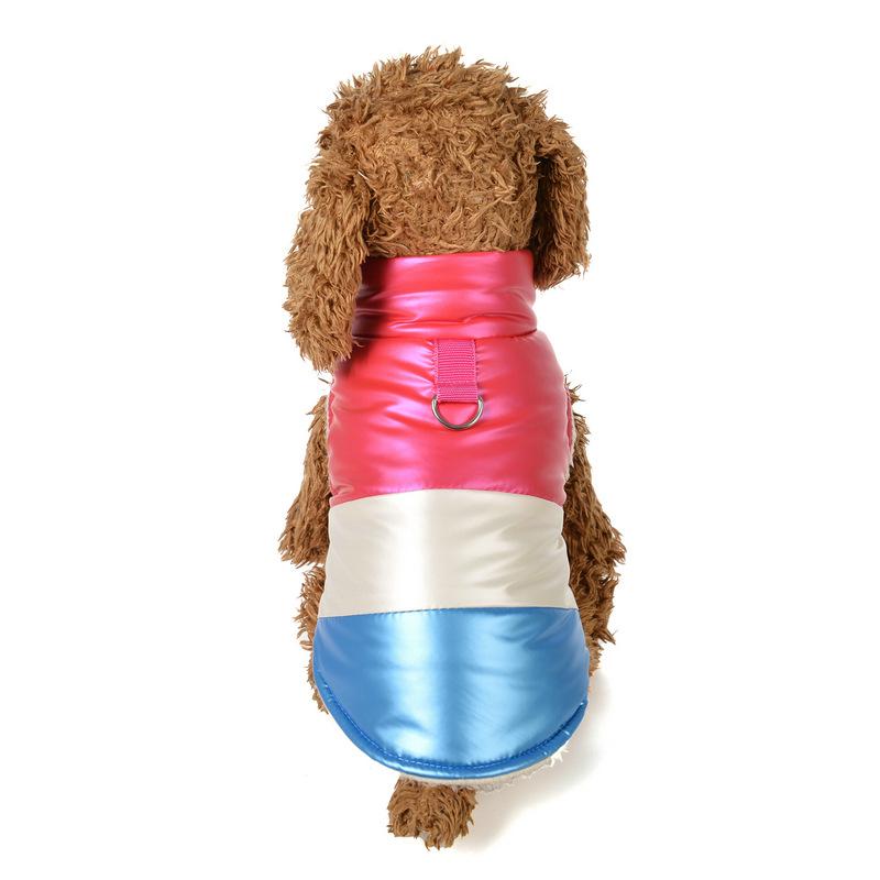 2026 New Winter Dog Coat Waterproof Warm Pet Jacket Fashion Color Block Vest for Dogs Puppy Clothes Pets Dog Accessories