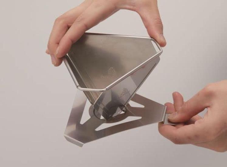 LALPHA Delta Dripper, Foldable and Compact Coffee Dripper, Made In Tsubame-Sanjo