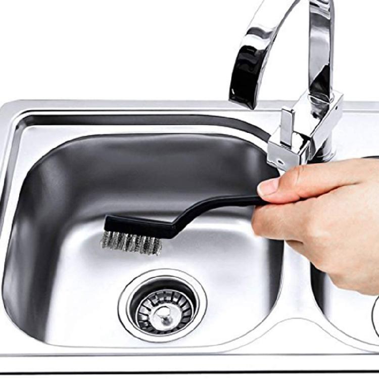 20Pcs Wire Scratch Brush Curved Handle Metal Wire Brush Polishing Cleaning Tool