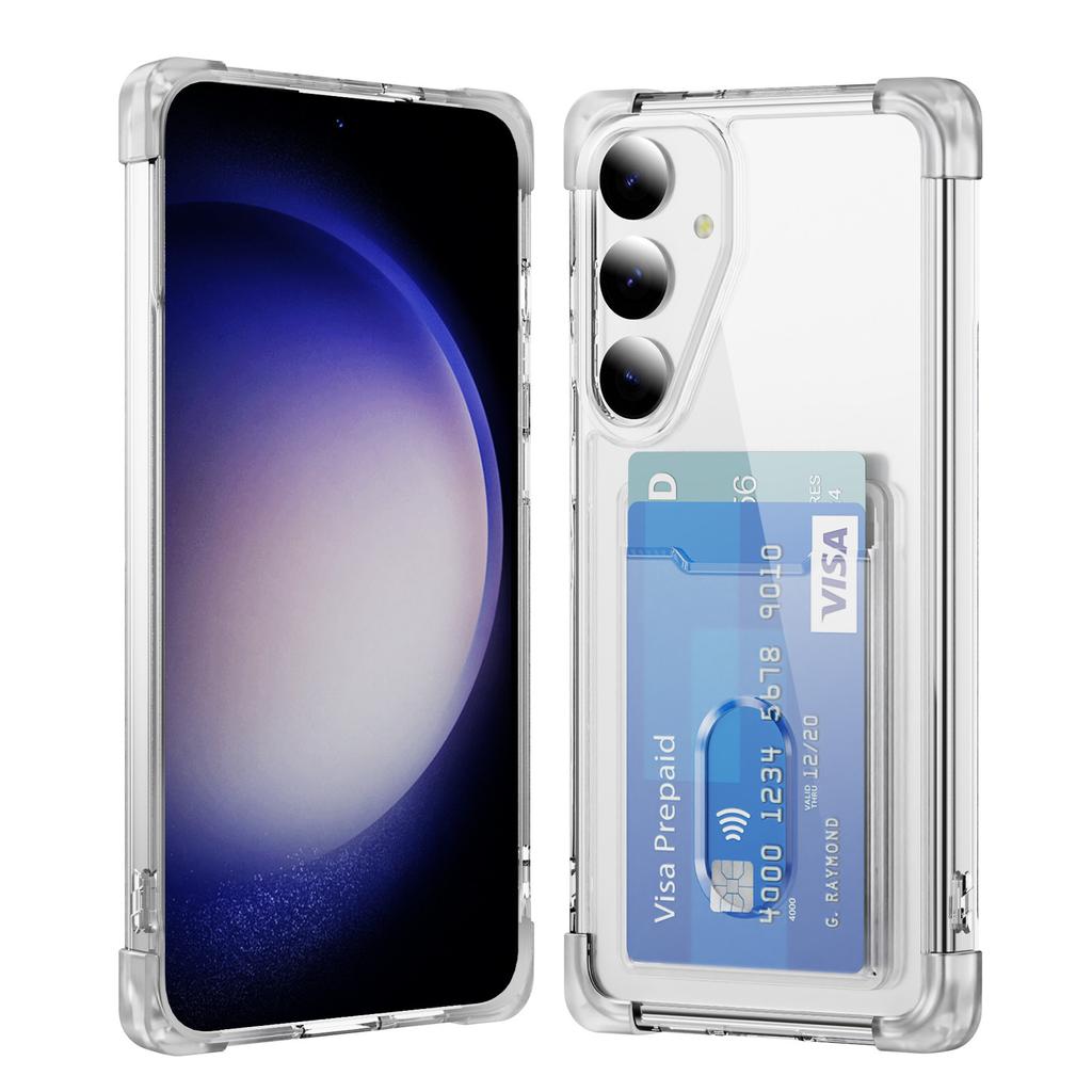 Phone Case for Samsung S23Plus with Four Corner Frosted and Scratch Resistant Design, Suitable for Holding Bank Cards, ID Card Holder, Phone Case