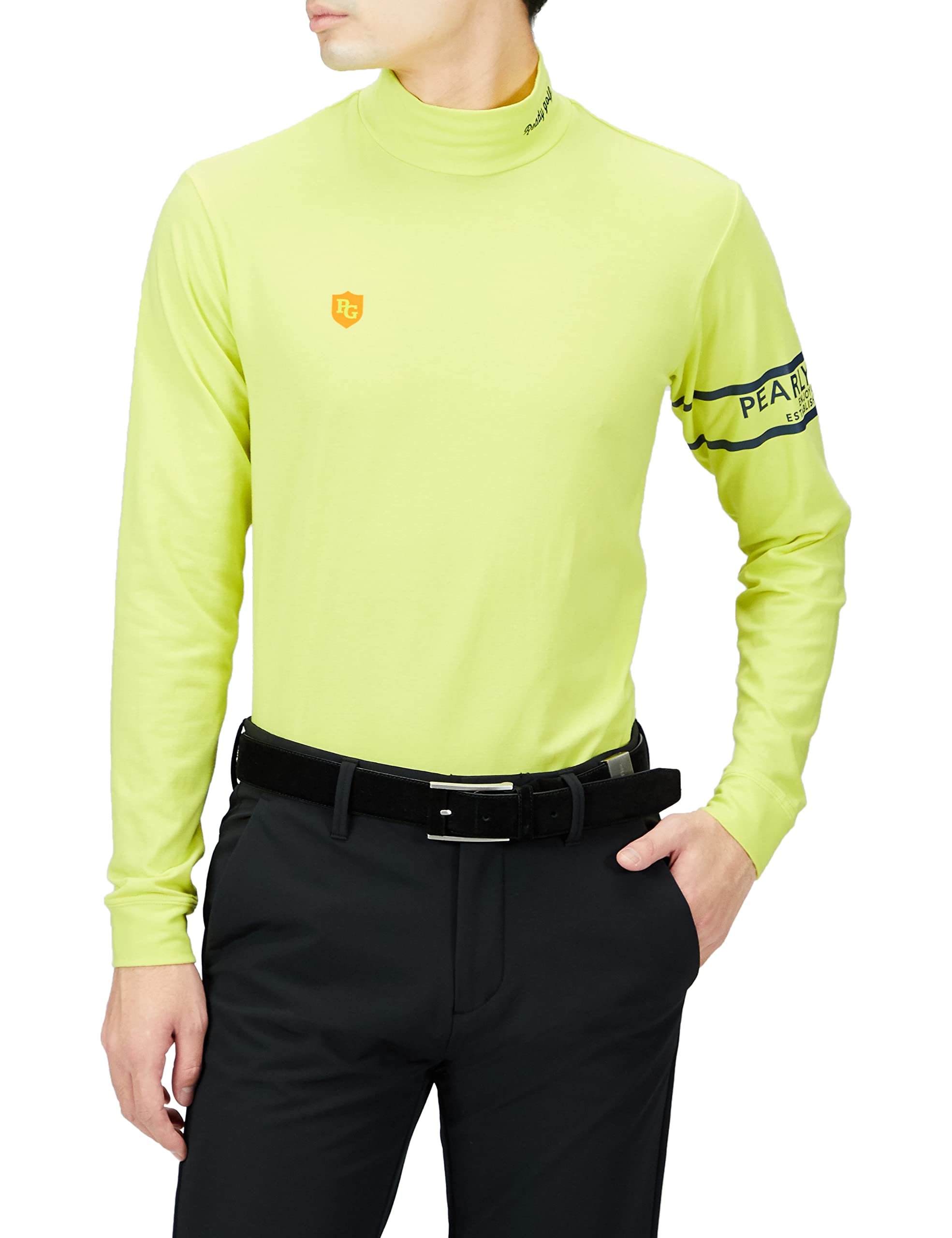 

Long Sleeve Inner Shirt Bear Ten 4 [PEARLY GATES] Men s C80/2 / 053-2266901 130_Lime [M]
