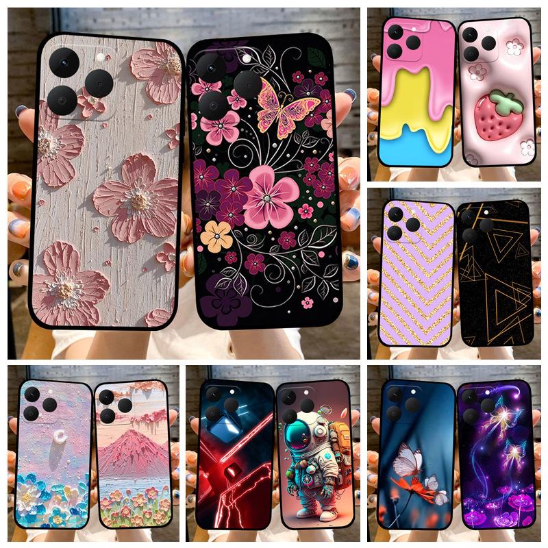 Voor Realme 15T Hoesje RMX5111 RMX5112 Mode Schattig Siliconen Zacht TPU Achterkant Cover Voor Realme 15 T Realme15T Telefoonhoesje Fundas Capa