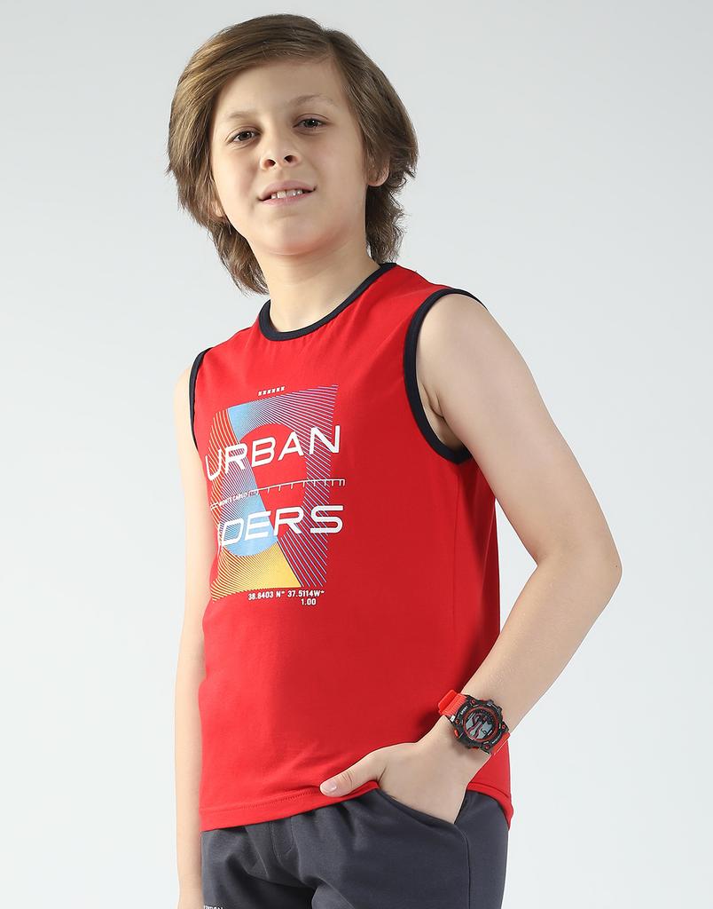 Boy's Regular Fit Printed T-Shirt | Half Sleeve | Round Neck | Casual Wear T Shirt for Boy's