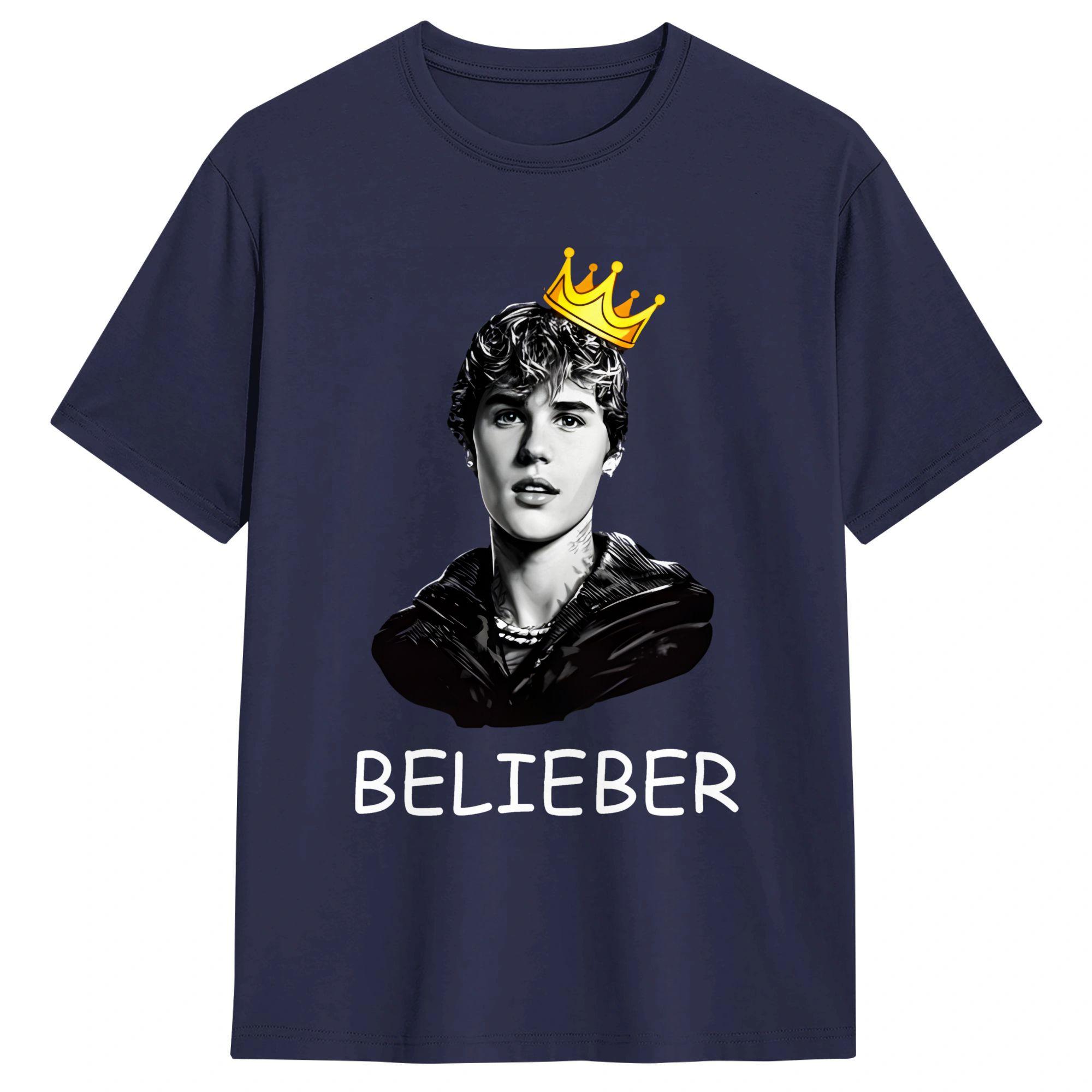 

JJustins BBiebers TShirt Unisex Y2K Fun T Shirts Summer O Neck Trending Tees Design Oversized Tops 4XL