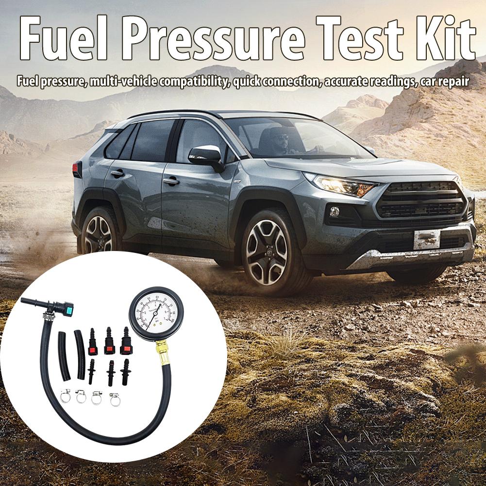 Fuel Pressure Gauge 0-100PSI Fuel Injection Pump Pressure Tester For Car Motorcycle Truck Car Accessories