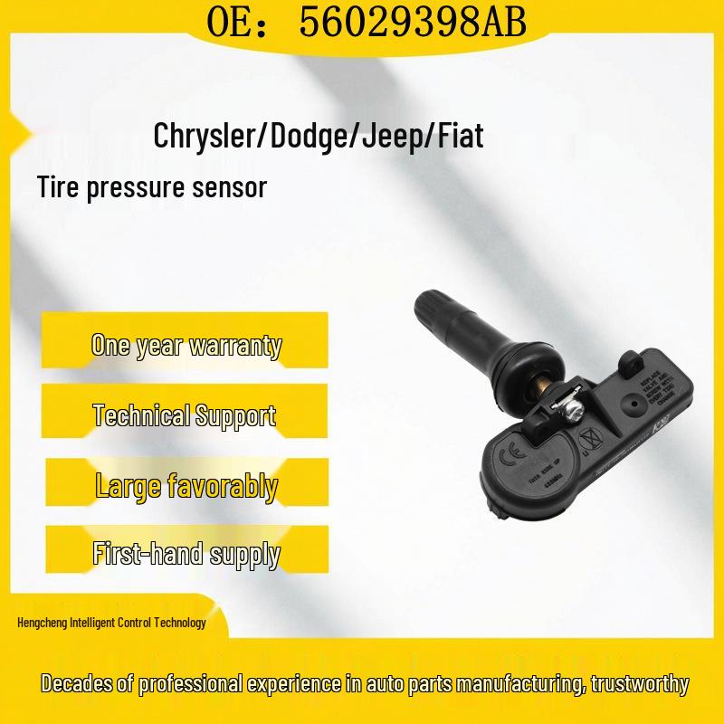 Tire Pressure Sensor 56029398AB for Chrysler, Dodge, Jeep, Fiat Rubber