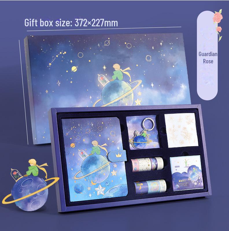 The Little Prince Gift Set: High-Value Notebook, Stickers, and Tape for Boys