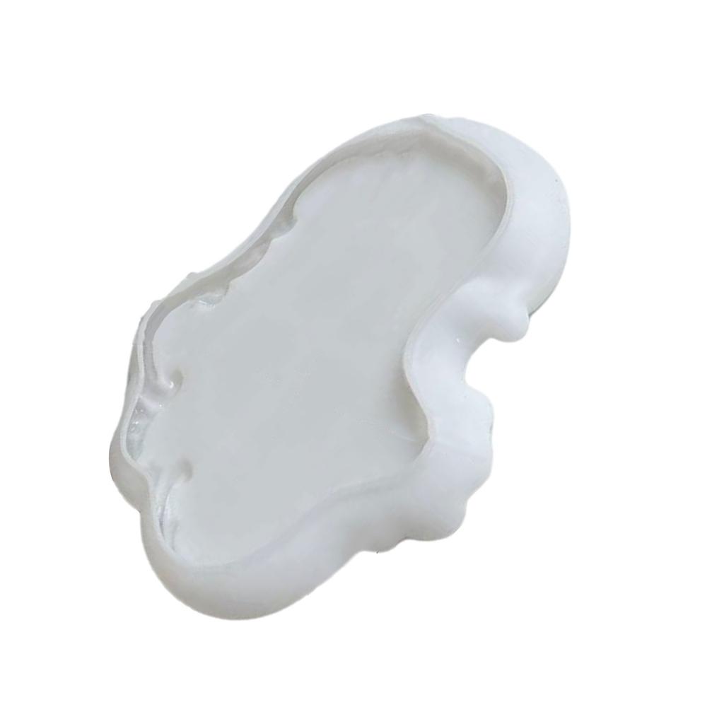 Versatile Silicone Tray Mold Delicate European Design Lace Relief Tray Resin Mold DIY Cement Plaster Gypsum Mould