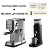 Cross Semi-Automatic Italian Espresso Machine with 19-Bar Pressure and Milk Frother for Home or Office Use