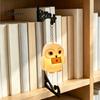 Nordic Style Home Decor Metal Magic Owl Hanging Bookend Lamp, Resin Animal LED Night Light, Pastoral Table Deer Bird Light for Bookshelf Window
