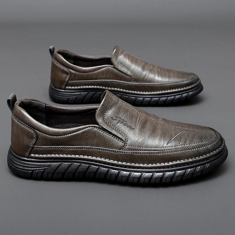 Fashion Men's Loafers Leather Flats Classics Driving Shoes Platform Footwear Men Casual Formal Business Shoes Zapatillas Para Hombre