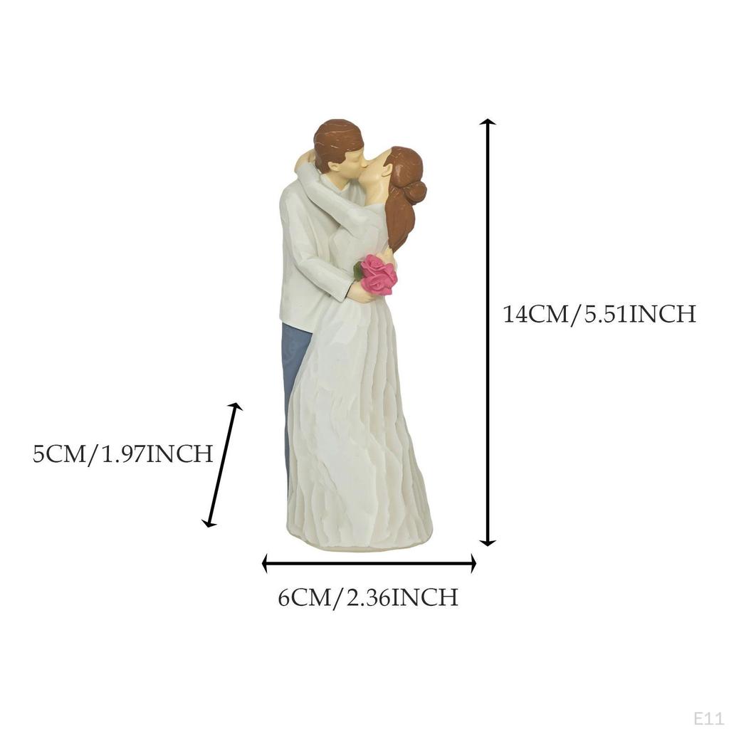 Figurita de Pareja para Boda y Regalo de San Valentín Decoración de Escritorio