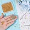3000Pcs 3 Styles Rondelle Brass Crimp Beads, Golden, 1.5~3x1.5~2mm, Hole: 0.5~2mm, about 1000pcs/style