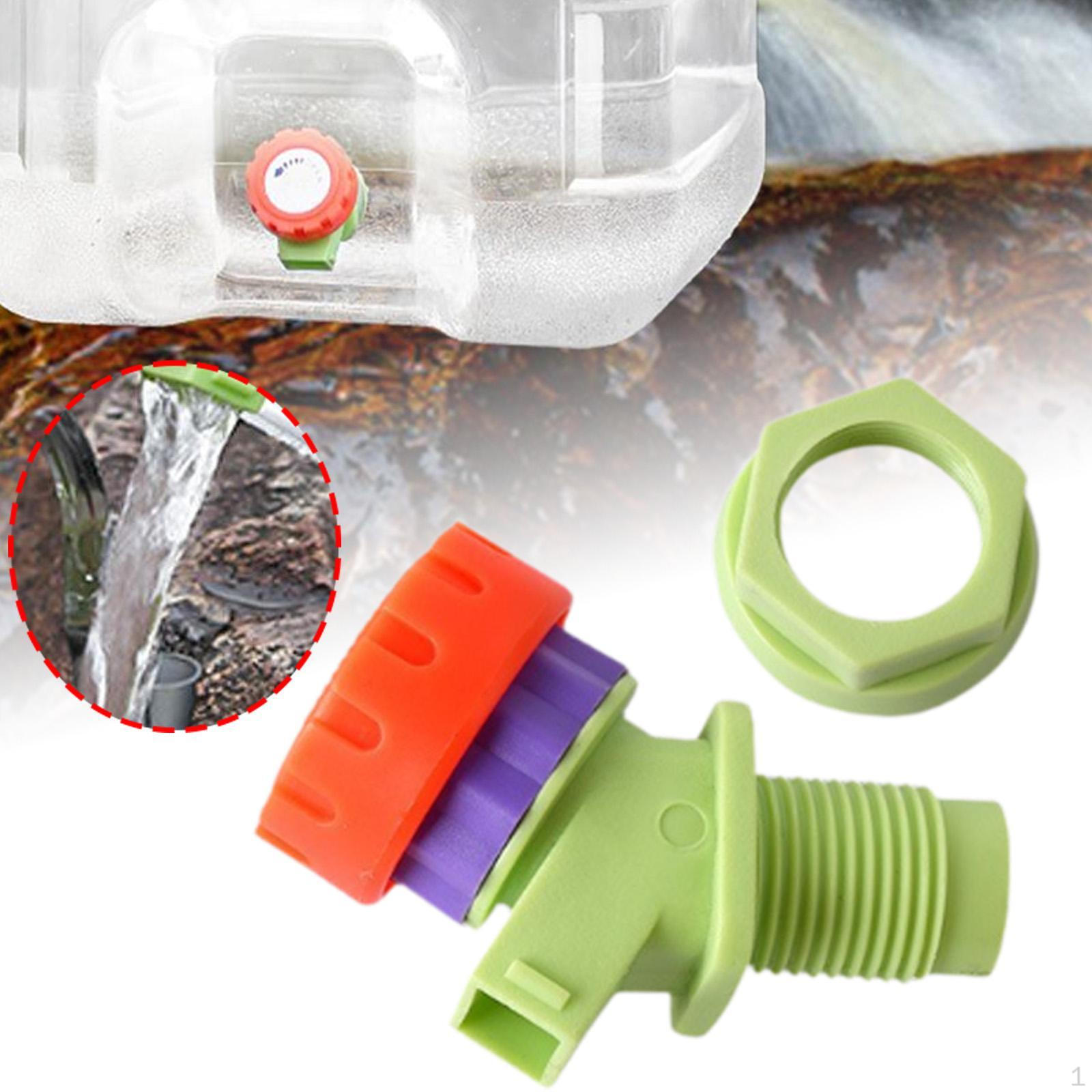

Water Faucet Garden Spigot Leakproof Knob Spout for Picnic Jug Tank Juice Beverage зелений