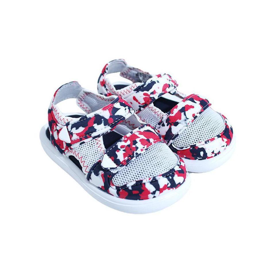 New Adidas Water Sandal Low top Sports Sandals Black White Red Infant And Toddler HP6787