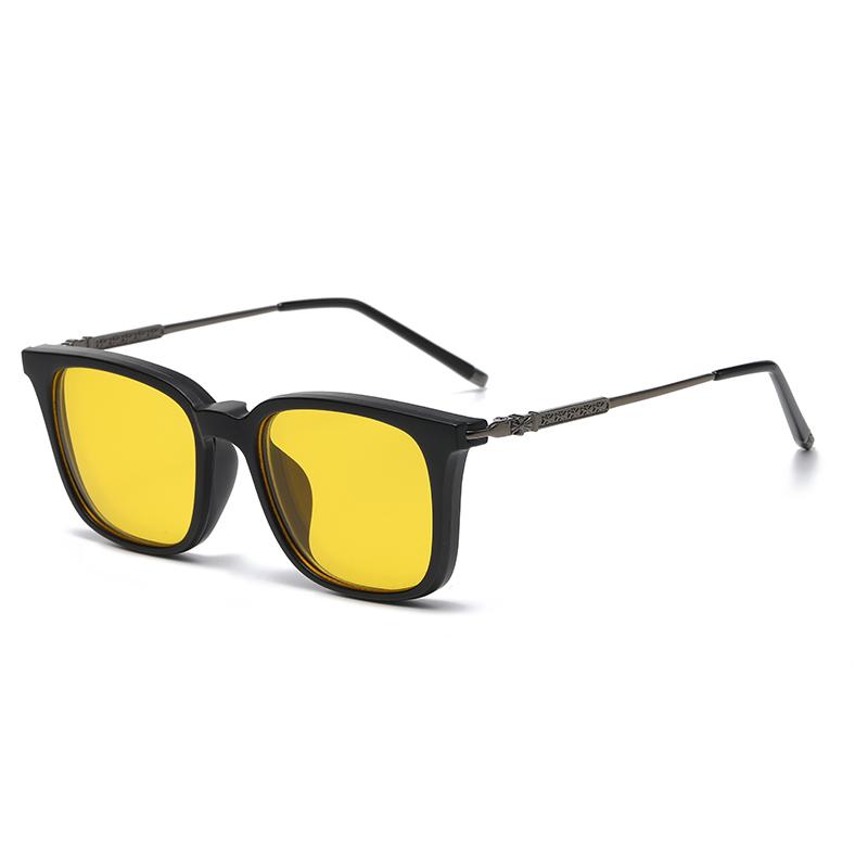 Magnetic Sunglasses TR90 Women Polarized Clip On Sun Glasses Eyeglasses 6 In 1 Sets Glasses Men Frame  UV400  Anti-Glare Female