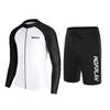 Men's Quick-Dry UV-Protection Diving & Surfing Suit - Slim Fit Long-Sleeve, Zip-Up Jellyfish-Proof Set