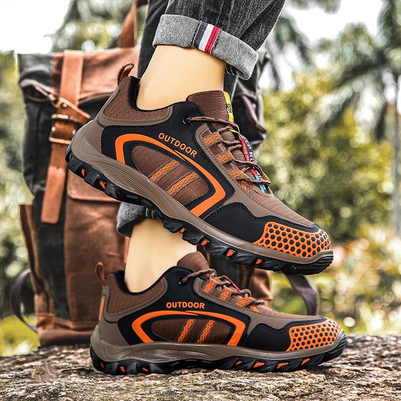 2026 spring and summer new outdoor hiking shoes men's shoes sports shoes waterproof, non-slip and wear-resistant professional climbing shoes