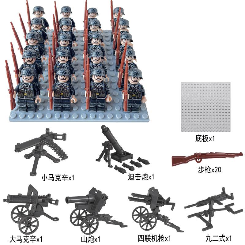 Doll Building Block Doll British Military Puzzle Assembly Toy