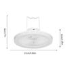 USB Rechargeable Ceiling Fan Light Energy Saving Electric Fan Night Lamp  Outdoor Tent