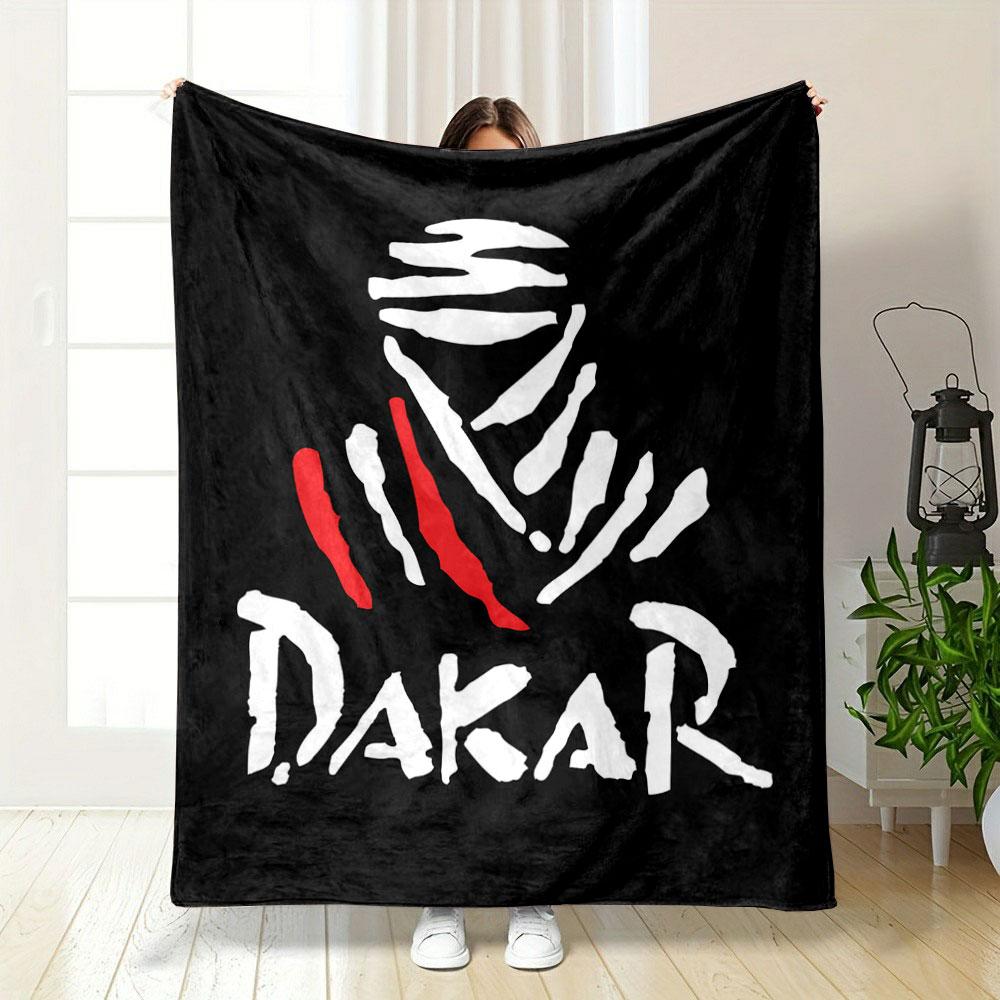 Rally Racer Dakar Blanket Bedroom Blanket for Livingroom Couch Lunch Break Soft Cozy Throw for Friend's Festival Gift